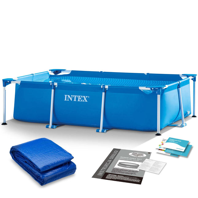 Rammehavepool 220 x 150 x 60 cm - Perfekt til haven