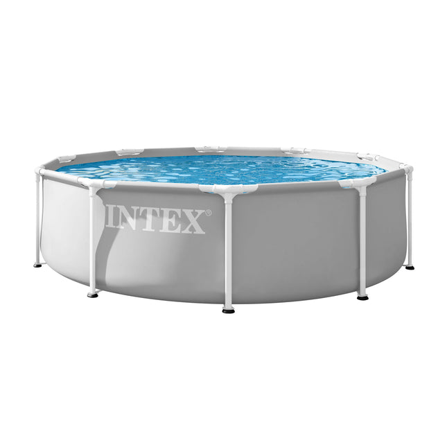 Rammebassin Prism Frame 305 x 76 cm med filterpumpe – 3-i-1 sæt – Intex