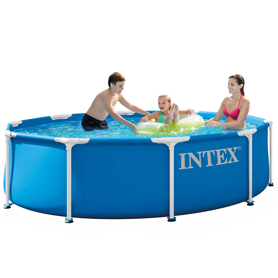 Rammebassin 305 x 76 cm med filterpumpe og afdækning – Intex