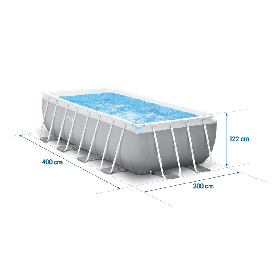 Rammehavepool 478 x 279 x 122 cm - 18-i-1 sæt til sommerens sjov og leg