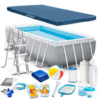 Rammehavepool 478 x 279 x 122 cm - 18-i-1 sæt til sommerens sjov og leg