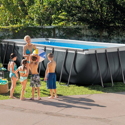 Familie Swimmingpool 549 x 274 x 132 cm - Komplet Sæt med 18 Tilbehør