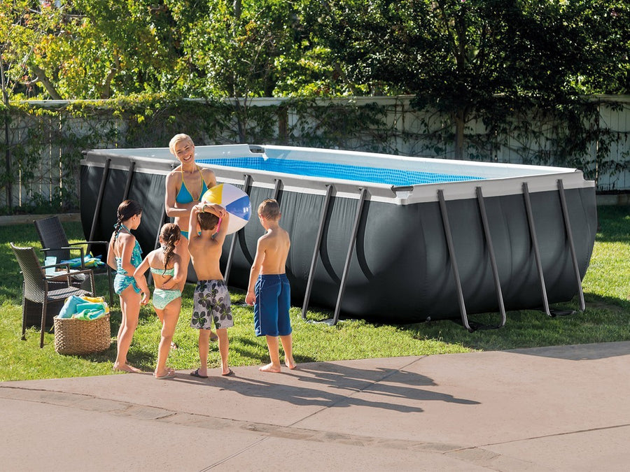 Familie Swimmingpool 549 x 274 x 132 cm - Komplet Sæt med 18 Tilbehør