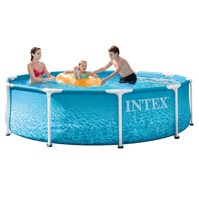 Rammebassin 305 x 76 cm – 5-i-1 sæt, model 2026 med forbedret konstruktion – Intex