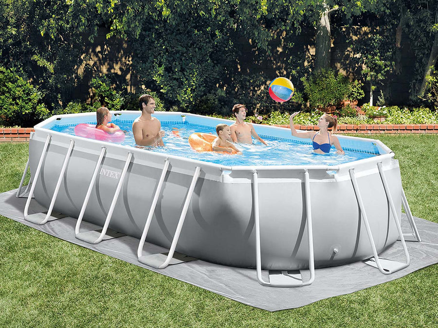 Rammehavepool 503 x 274 x 122 cm - 12-i-1 sæt til sjov og afslapning i haven