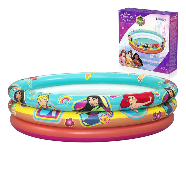 Oppustelig Disney Prinsesse Pool til Børn - 122 x 30 cm, Perfekt til Leg i Haven