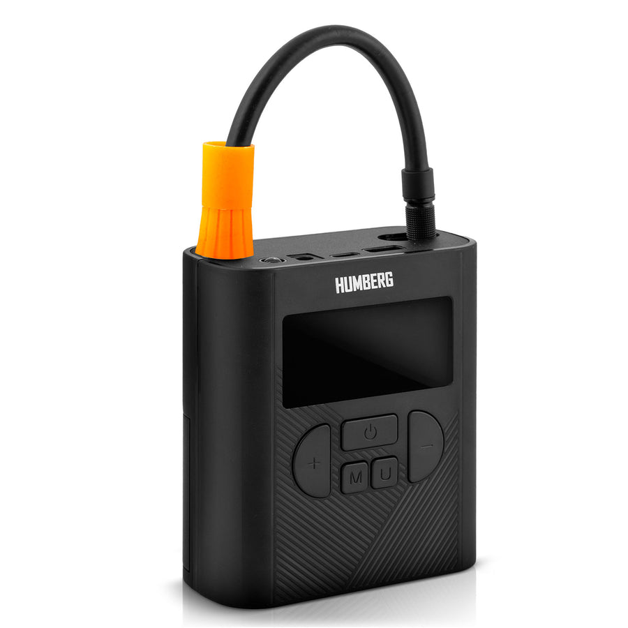 Kompakt trådløs elektrisk minikompressor til dækoppumpning og nødhjælp