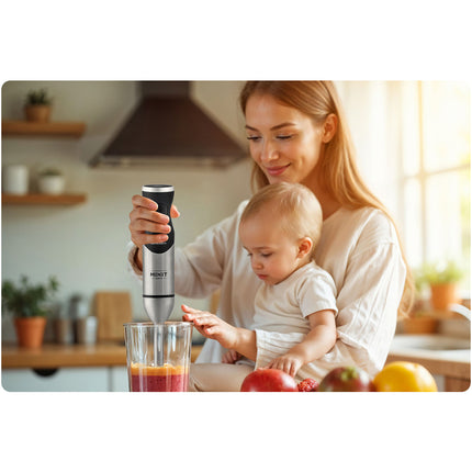1500W multifunktionel blender med tilbehør til smoothies, supper og saucer