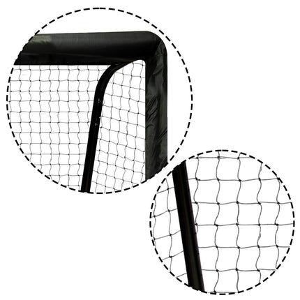 Fodboldmål 180 x 120 cm - Stabilt og holdbart til udendørs leg