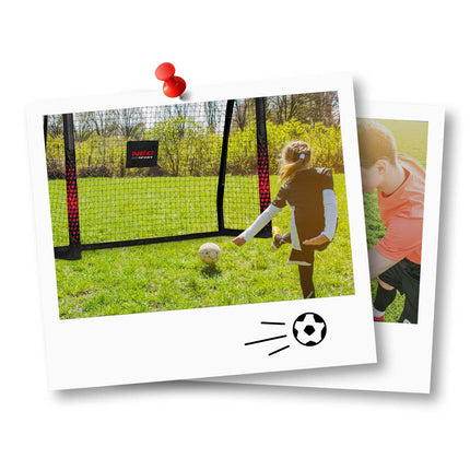 Fodboldmål 180 x 120 cm - Stabilt og holdbart til udendørs leg