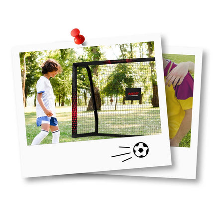 Fodboldmål 180 x 120 cm - Stabilt og holdbart til udendørs leg