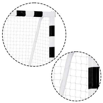 Fodboldmål 180 x 120 cm - Stabilt og holdbart til udendørs leg