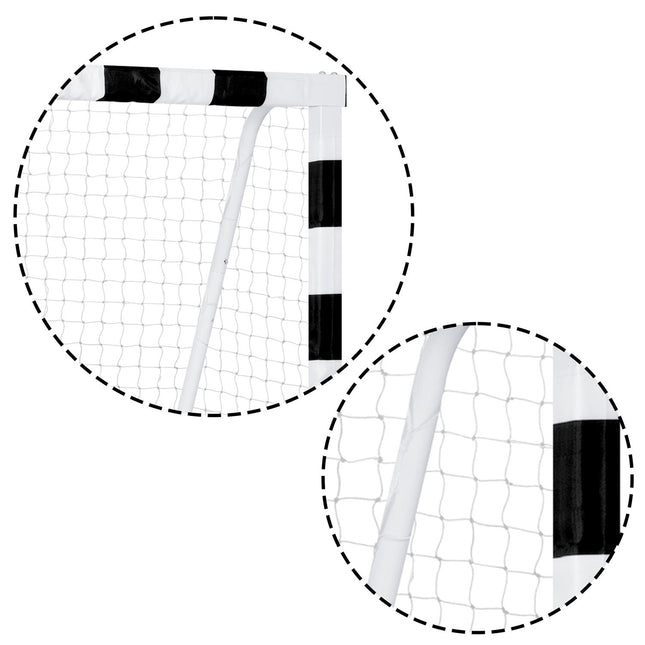 Fodboldmål 180 x 120 cm - Stabilt og holdbart til udendørs leg