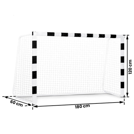 Fodboldmål 180 x 120 cm - Stabilt og holdbart til udendørs leg