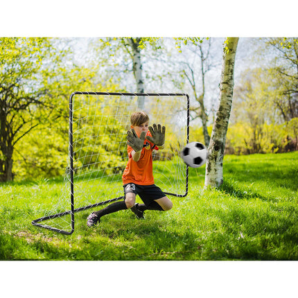 Stort fodboldmål 183 x 122 cm til børn - let at transportere og montere