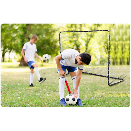 Stort fodboldmål 183 x 122 cm til børn - let at transportere og montere