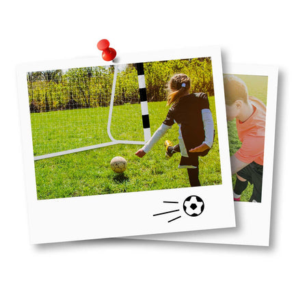 Fodboldmål 300 x 200 cm - Stabilt og holdbart til udendørs leg