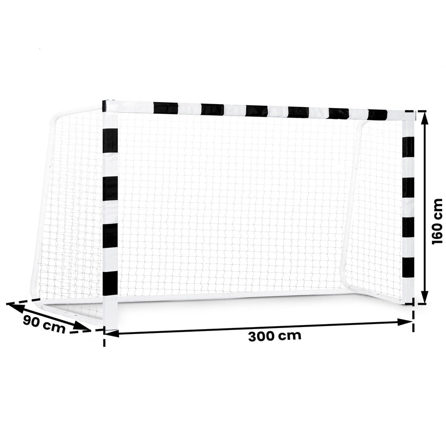 Fodboldmål 300 x 160 cm - Stabilt og holdbart til udendørs leg
