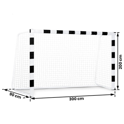 Fodboldmål 300 x 200 cm - Stabilt og holdbart til udendørs leg