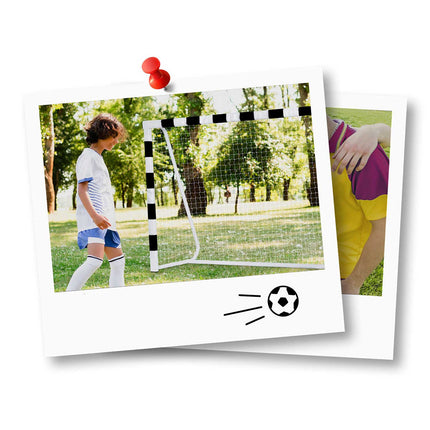 Fodboldmål 300 x 200 cm - Stabilt og holdbart til udendørs leg