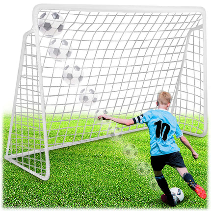 Fodboldmål 300 x 200 cm - Stabilt og let at transportere til udendørs leg