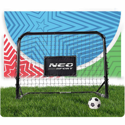Fodboldmål til børn 60 x 45 x 25 cm – sæt med 2 mål, bold og pumpe, til ude og inde