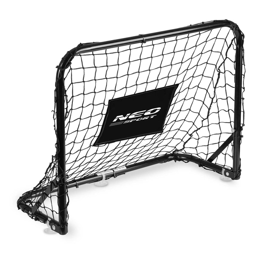 Fodboldmål til børn 60 x 45 x 25 cm – sæt med 2 mål, bold og pumpe, til ude og inde