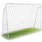 Fodboldmål 215 x 153 cm til udendørs leg og sport - stabil stålramme med net