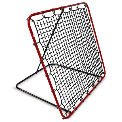 Træningsrebounder til fodbold - 120 x 120 cm, stabil stålramme, inkl. monteringspinde