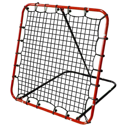 Træningsrebounder til fodbold - 120 x 120 cm, stabil stålramme, inkl. monteringspinde