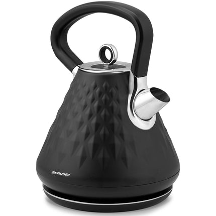 Elkedel 1,7L med ergonomisk design og 360° drejelig base - perfekt til hjemmet