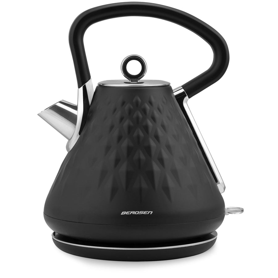 Elkedel 1,7L med ergonomisk design og 360° drejelig base - perfekt til hjemmet