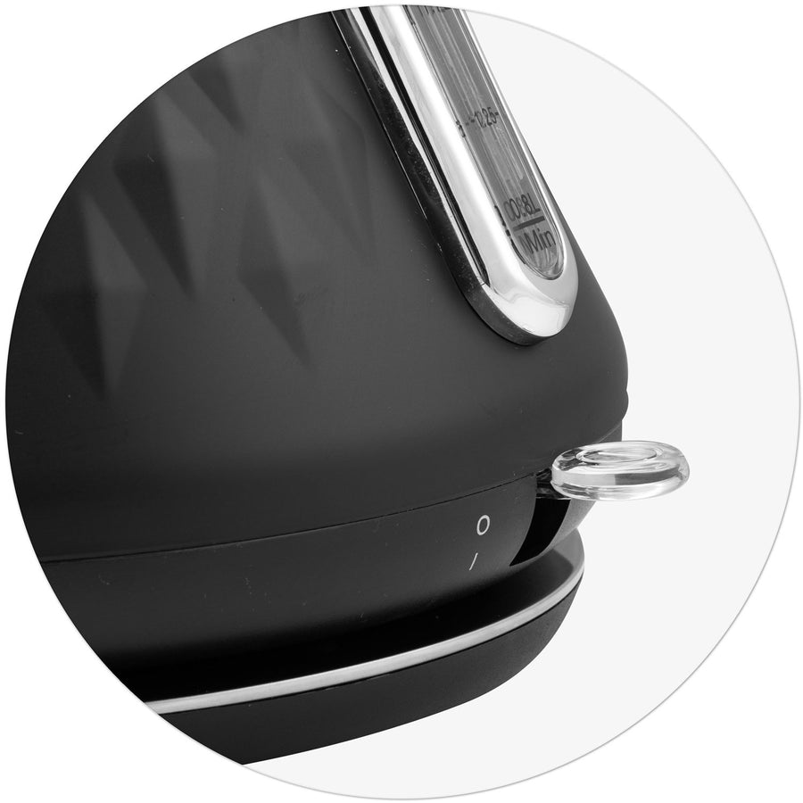 Elkedel 1,7L med ergonomisk design og 360° drejelig base - perfekt til hjemmet