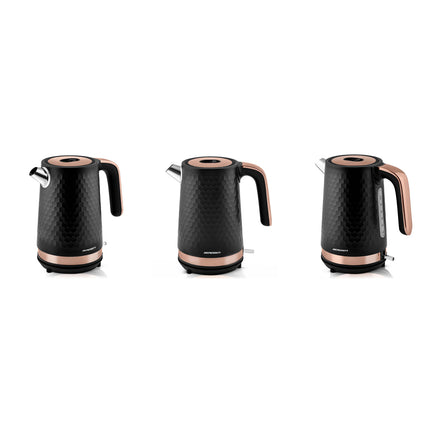 Elkedel 1,7L med Aftageligt Låg og Metalhus - Ergonomisk Design til Hjemmet