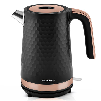 Elkedel 1,7L med Aftageligt Låg og Metalhus - Ergonomisk Design til Hjemmet