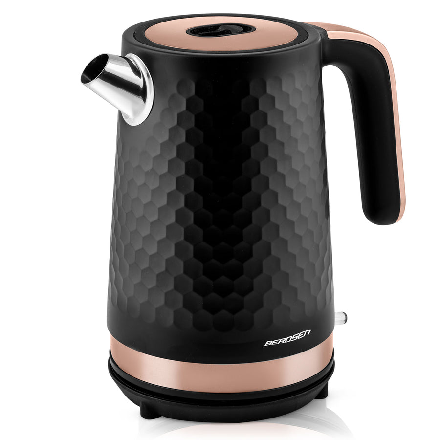 Elkedel 1,7L med Aftageligt Låg og Metalhus - Ergonomisk Design til Hjemmet
