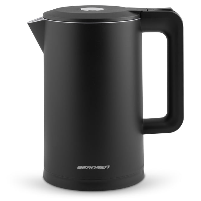 Minimalistisk elkedel 1,7L i rustfrit stål - Perfekt til hverdagens behov