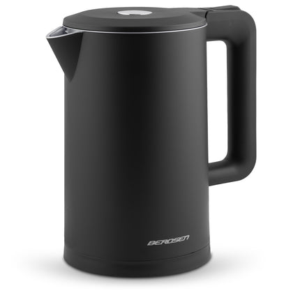Minimalistisk elkedel 1,7L i rustfrit stål - Perfekt til hverdagens behov