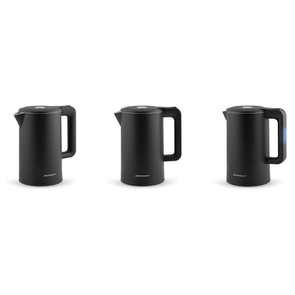 Minimalistisk elkedel 1,7L i rustfrit stål - Perfekt til hverdagens behov