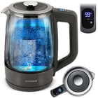 Elkedel i glas med touchscreen og temperaturindstillinger - 1,7 liter