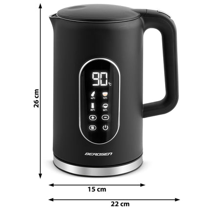 Elkedel 1,7 liter med berøringsskærm og intelligent temperaturkontrol