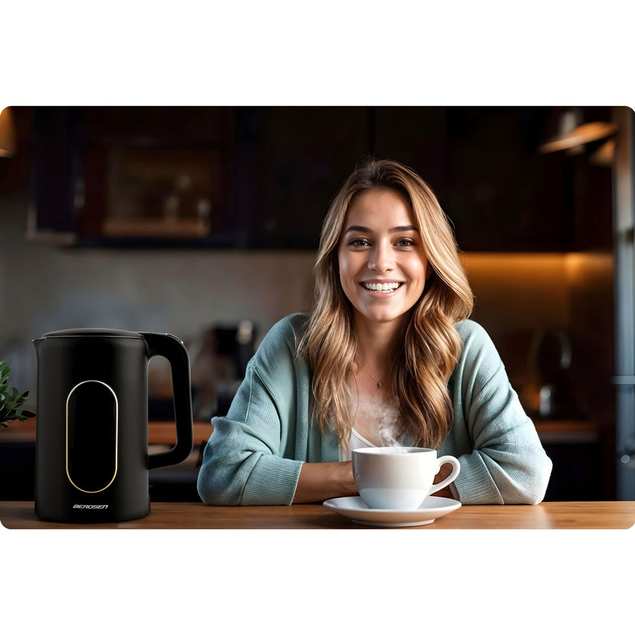 Elkedel 1,7 liter med berøringsskærm og intelligent temperaturkontrol - perfekt til te og kaffe