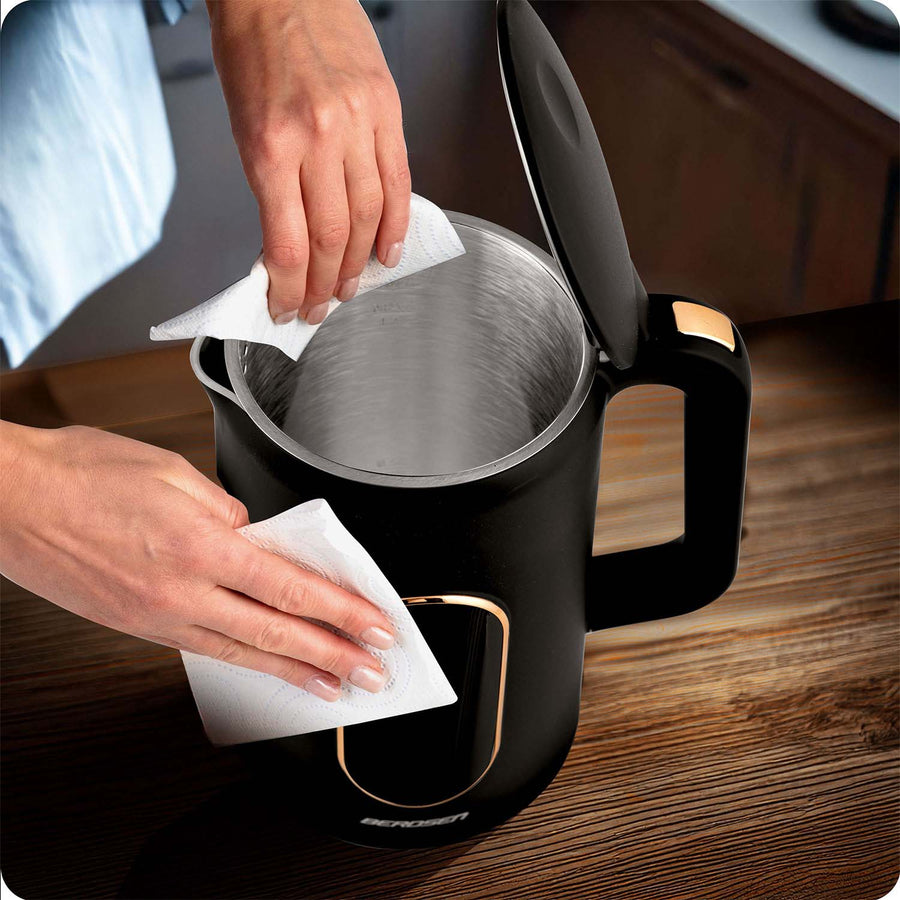 Elkedel 1,7 liter med berøringsskærm og intelligent temperaturkontrol - perfekt til te og kaffe