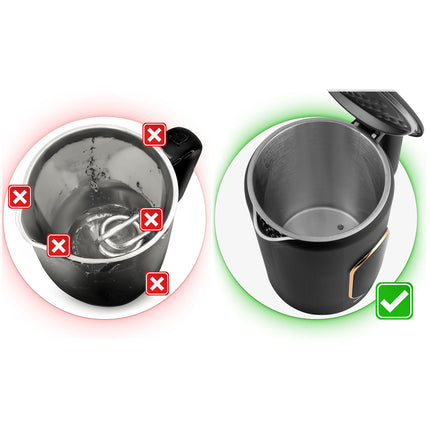 Elkedel 1,7 liter med berøringsskærm og intelligent temperaturkontrol - perfekt til te og kaffe