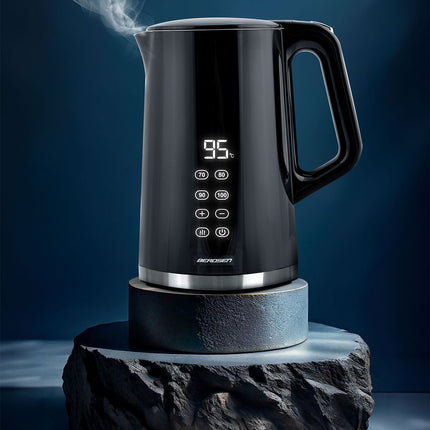 Elkedel 1,7L med berøringsskærm og intelligent temperaturstyring - perfekt til te og kaffe