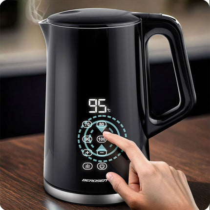 Elkedel 1,7L med berøringsskærm og intelligent temperaturstyring - perfekt til te og kaffe