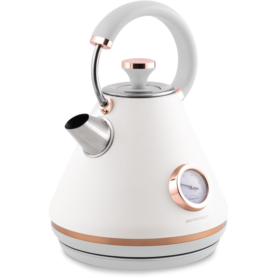 Elkedel med termometer og 1,7L kapacitet - elegant design til køkkenet