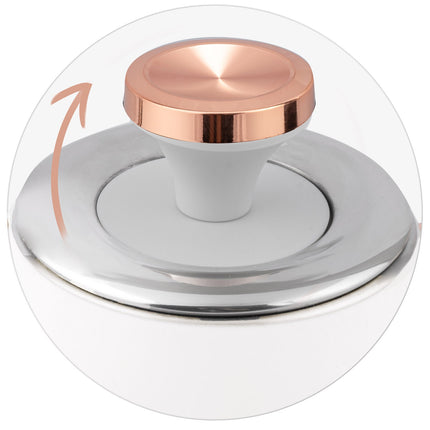 Elkedel med termometer og 1,7L kapacitet - elegant design til køkkenet