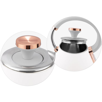 Elkedel med termometer og 1,7L kapacitet - elegant design til køkkenet