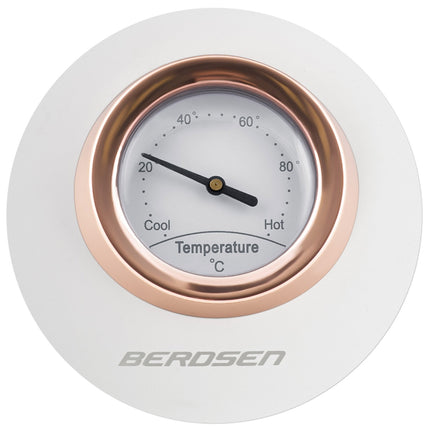 Elkedel med termometer og 1,7L kapacitet - elegant design til køkkenet